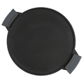 Aditi Kitchenware 12-inch Cast Iron Smooth Tawa | with Silicone Sleeve | Pre-seasoned Nonstick | Induction Compatible