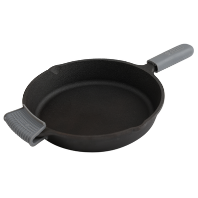 Aditi Kitchenware 10-inch Cast Iron Frying Pan | 2.5 kg | Pre-Seasoned | Induction & Gas Compatible