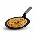 Aditi Kitchenware 10-inch Cast Iron Roti Tawa | Pre-Seasoned Tawa with Silicone Sleeve | Non-Stick, Induction Friendly & Toxin-Free