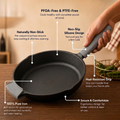 Aditi Kitchenware 10-inch Cast Iron Frying Pan | 2.5 kg | Pre-Seasoned | Induction & Gas Compatible