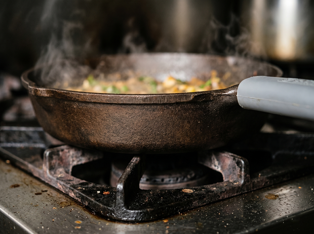 Heavy-Duty Cast Iron Build
