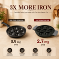 Aditi Kitchenware Cast Iron Appam Pan | 7 Pits | 1.6 kg | Pre-Seasoned | Easy Cooking & Cleaning